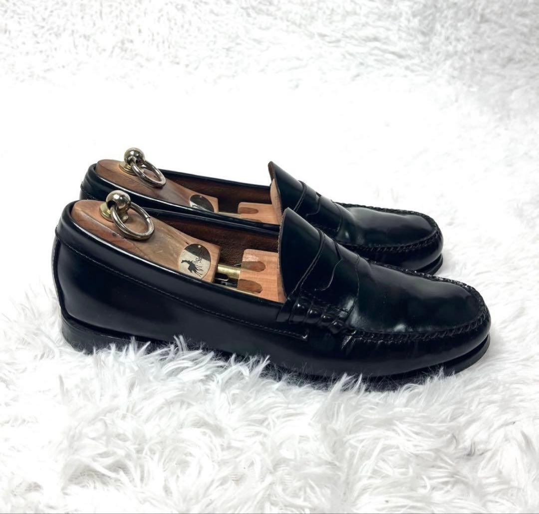 【美品】 G.H.BASS ローファー LARSON ラーソン 27cm