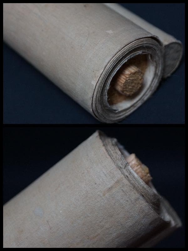 江戸中期絵師 南蘋派 岡岷山作『郭子儀図』絹本大型掛軸 真作 箱付