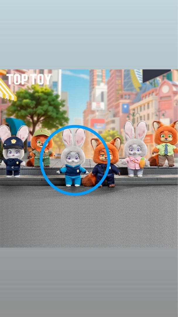 toptoy ズートピア ジュディ ぬいぐるみ 警察官 ニック - メルカリ
