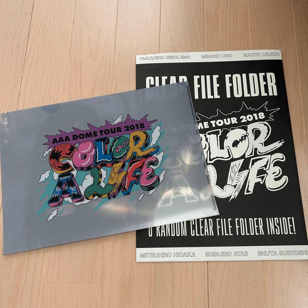 AAA 2018 クリアファイル 宇野実彩子 - メルカリ