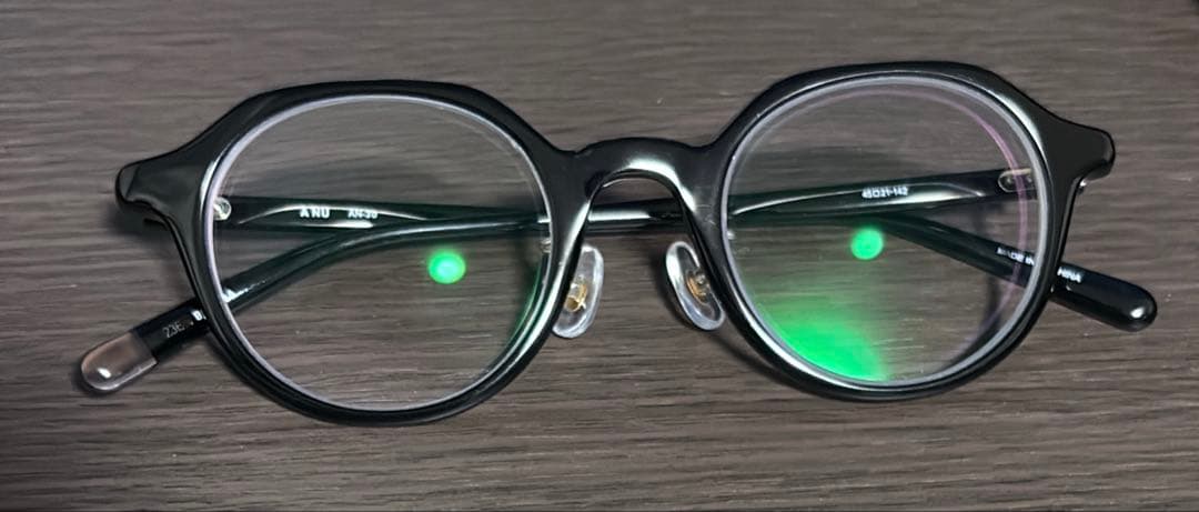 ANU AN-30 メガネ 黒縁 - メルカリ