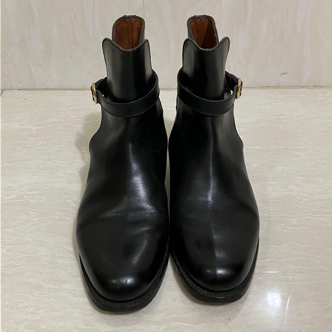 J.M.Weston　ショートブーツ　3.5D　レザー　バックル　黒