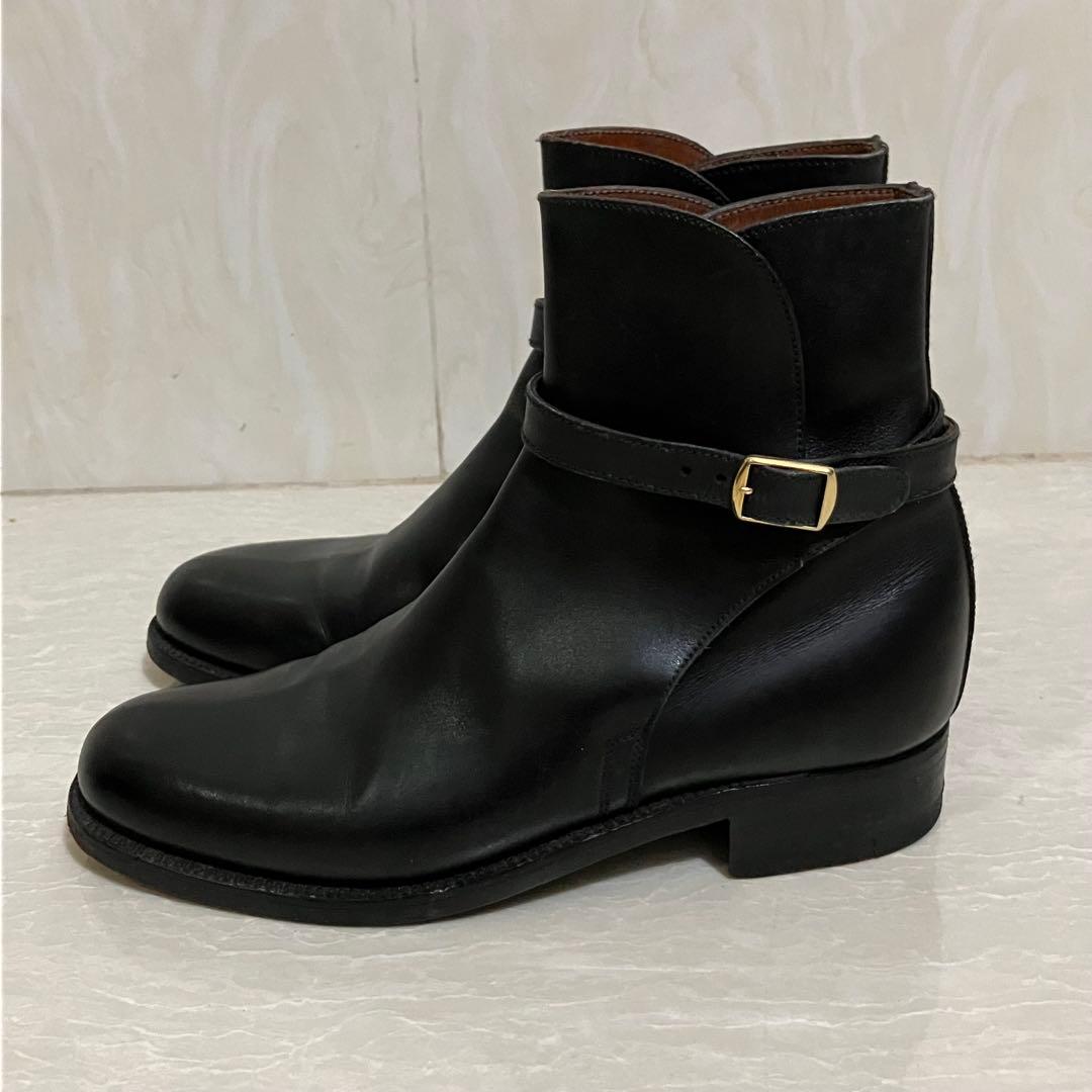 J.M.Weston　ショートブーツ　3.5D　レザー　バックル　黒