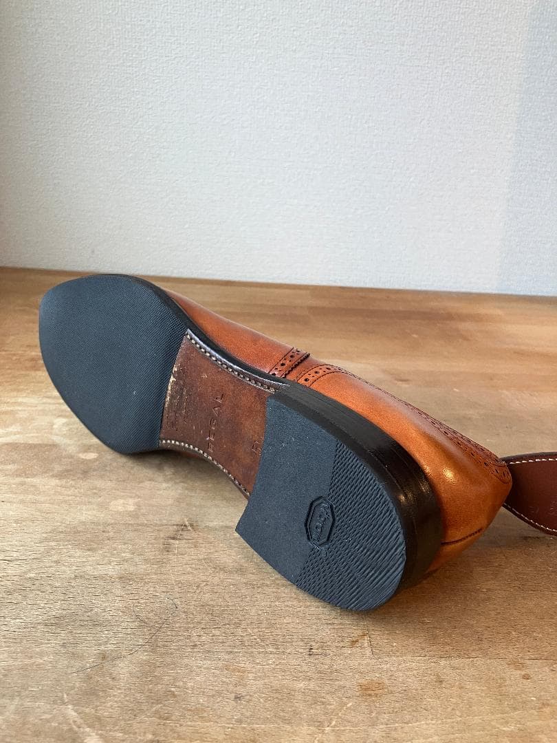 REGAL 27.5cm ドレスシューズとベルトセット（シューツリー付き）