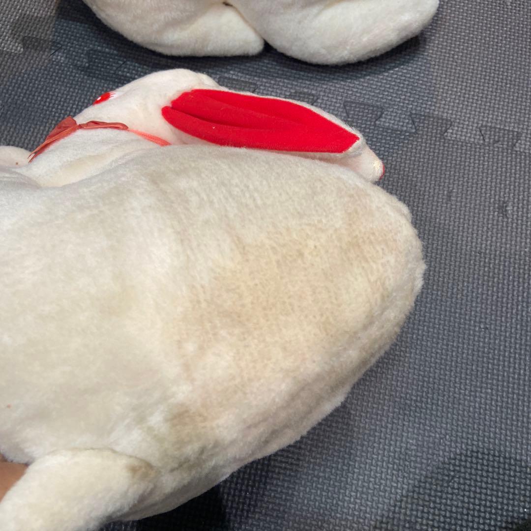 昭和 レトロファンシー レアぬいぐるみ 赤目ウサギ 70年代 ウサギ 2個