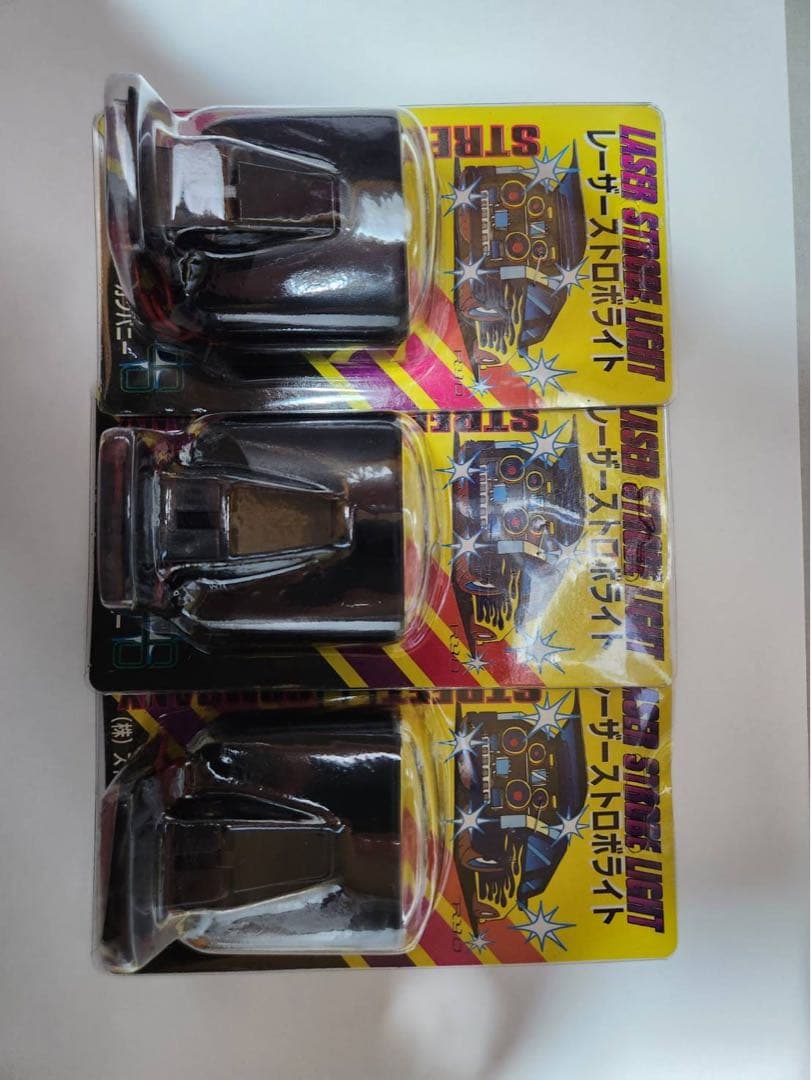 レーザーストロボライト 3個セット 未開封 レーザーストロボライト ブルー 三連ストロボ - メルカリ