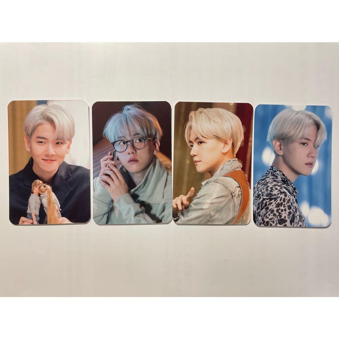 ベッキョン　トレカ　4点セット ベッキョン BAEKHYUN WhoopJapan トレカ 2×4セット - メルカリ