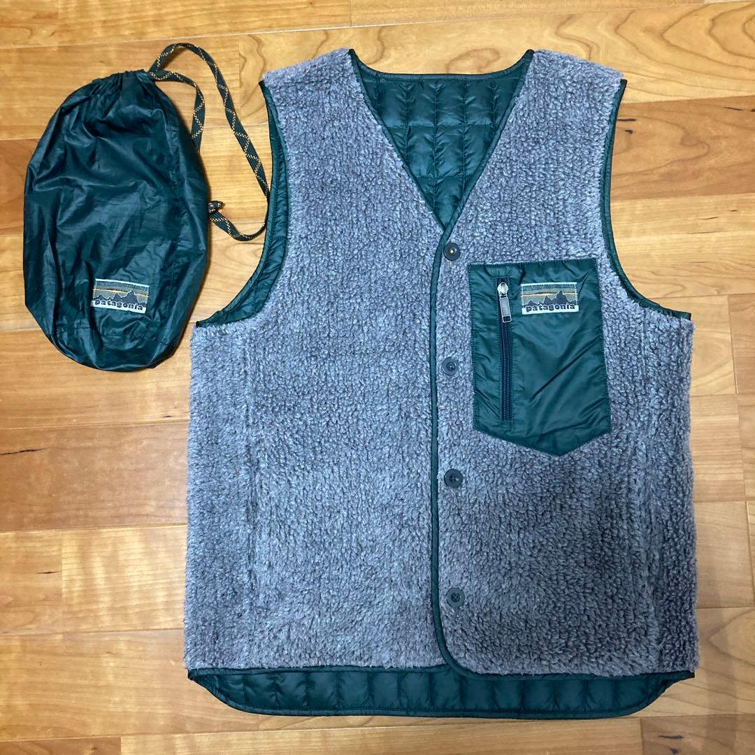 パタゴニア 40周年 リサイクルダウンベスト リバーシブル フリース