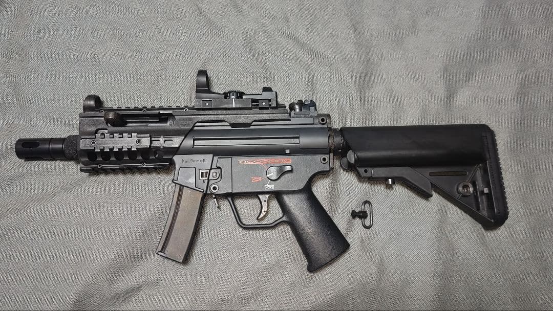 マルゼン GBB MP5KA4 CQB ストック付き 動作確認済み - メルカリ