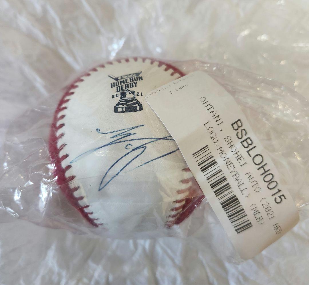 大谷翔平 直筆サインボール 2021 MLBオールスターホームランダービー