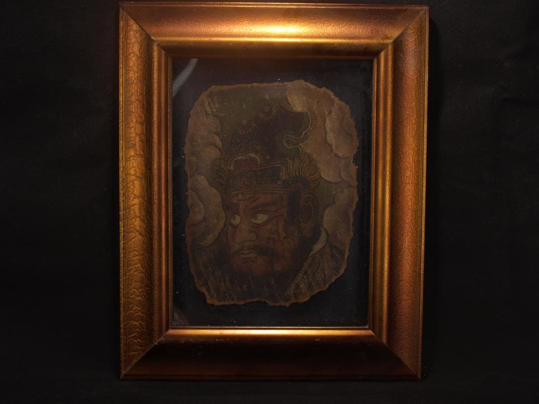 骨董市掘り出し品 中国唐時代　敦煌莫高窟壁画 彩絵AK1947A7-2 骨董市掘り出し品 中国唐時代 敦煌莫高窟壁画 彩絵AK1947A7-2 骨董