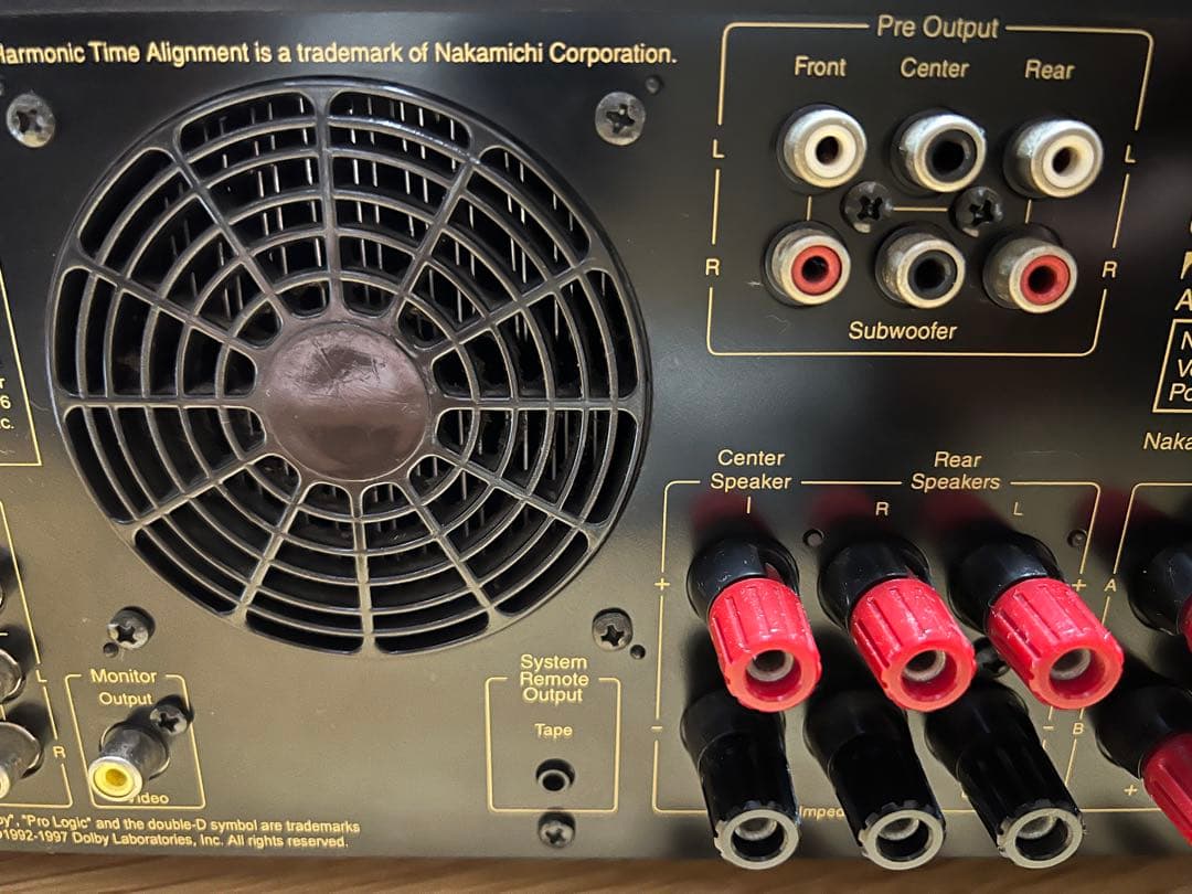 希少ナカミチAVレシーバーNakamichi AV-10ピュアアンプとしても優秀