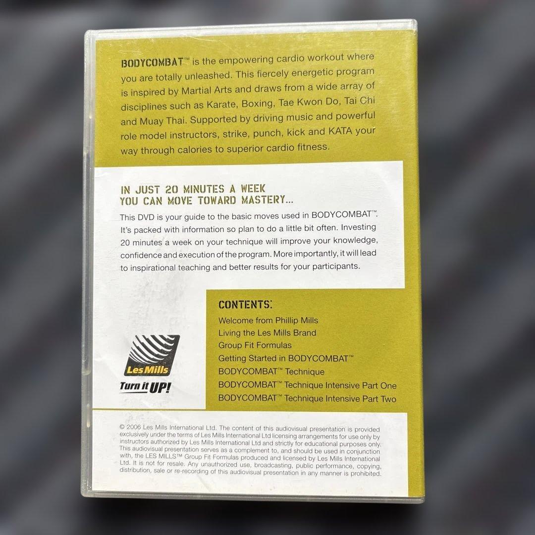 レズミルズ　ボディコンバット　スターターキット　DVD