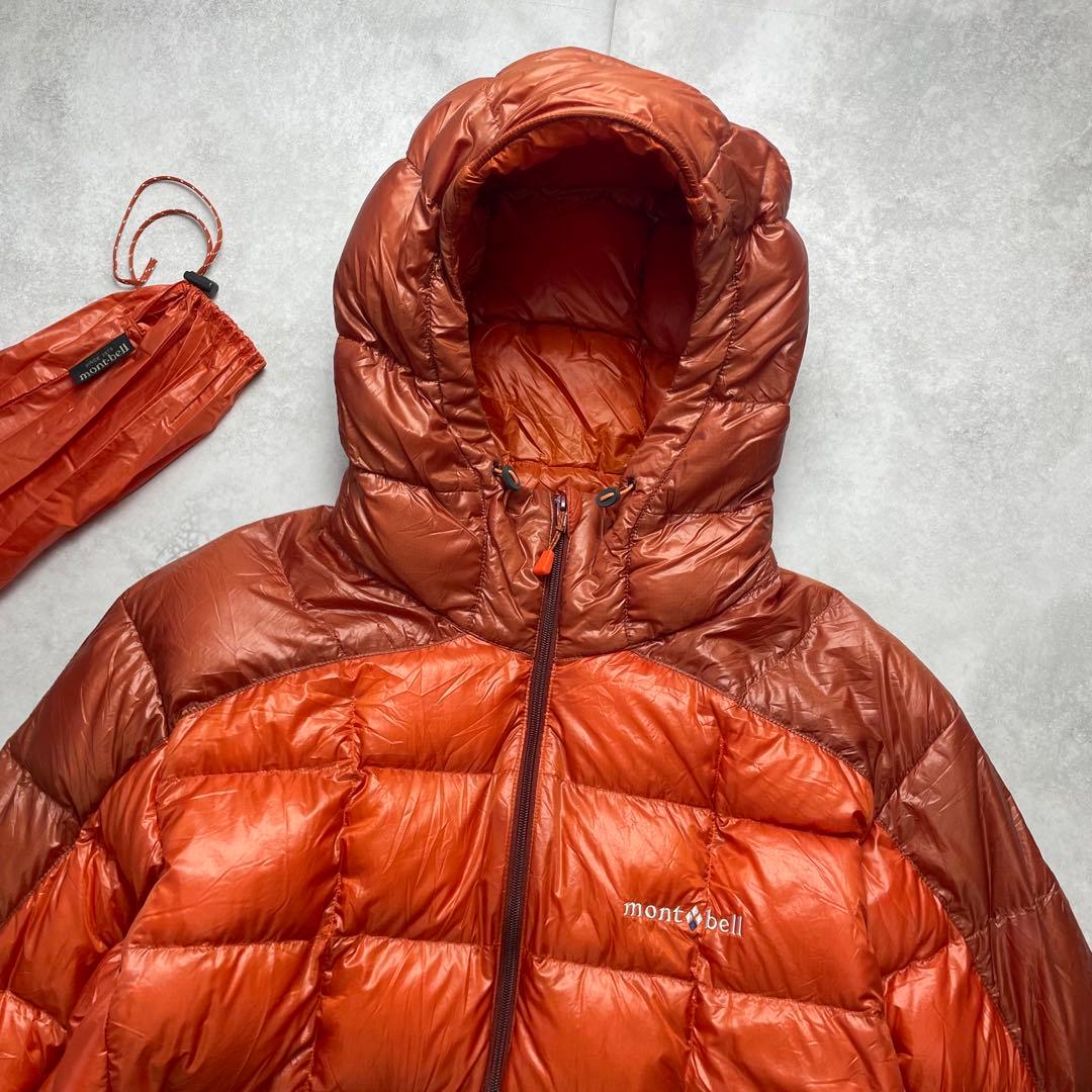 人気✨希少カラー✨モンベル スペリオダウンパーカー オレンジ L