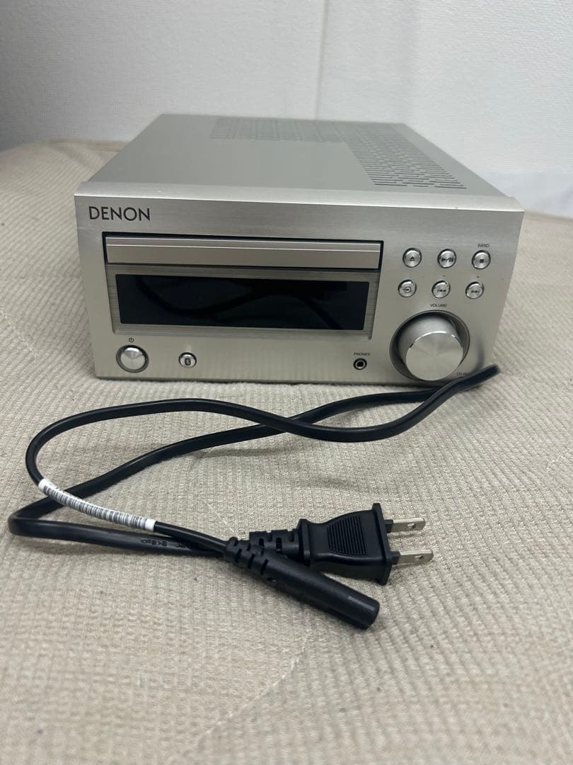 DENON RCD-M41 ミニコンポ シルバー 電源ケーブル付き Amazon.co.jp: Denon CDミニコンポ プレミアムシルバー/ブラック [RCD
