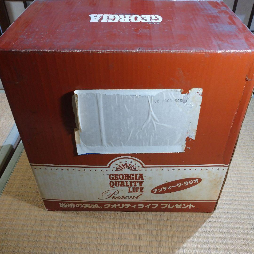 未使用品 ジョージア AM/FMラジオ 当選品 ノベルティ 木製 - メルカリ