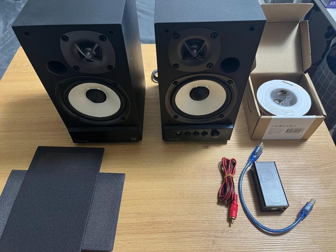 ONKYO オンキヨー WAVIO GX-100HD スピーカー Amazon.co.jp: ONKYO WAVIO パワードスピーカーシステム 15W+15W GX