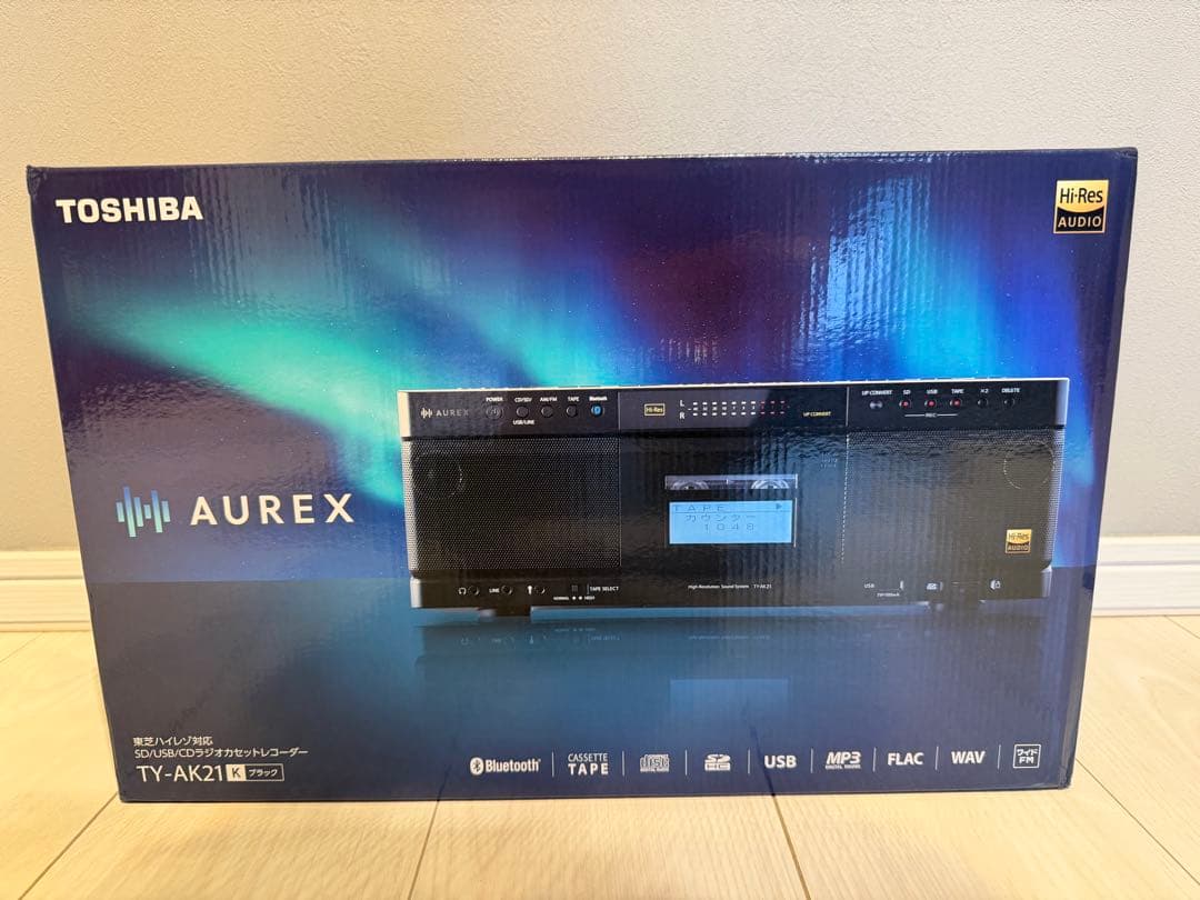 AUREX TY-AK21 ラジカセ　TOSHIBA ハイレゾ対応ラジカセ TY-AK21 | ラインアップ | AUREX