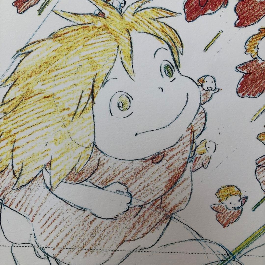 スタジオジブリ・レイアウト展 実寸レプリカ 原画【崖の上のポニョ