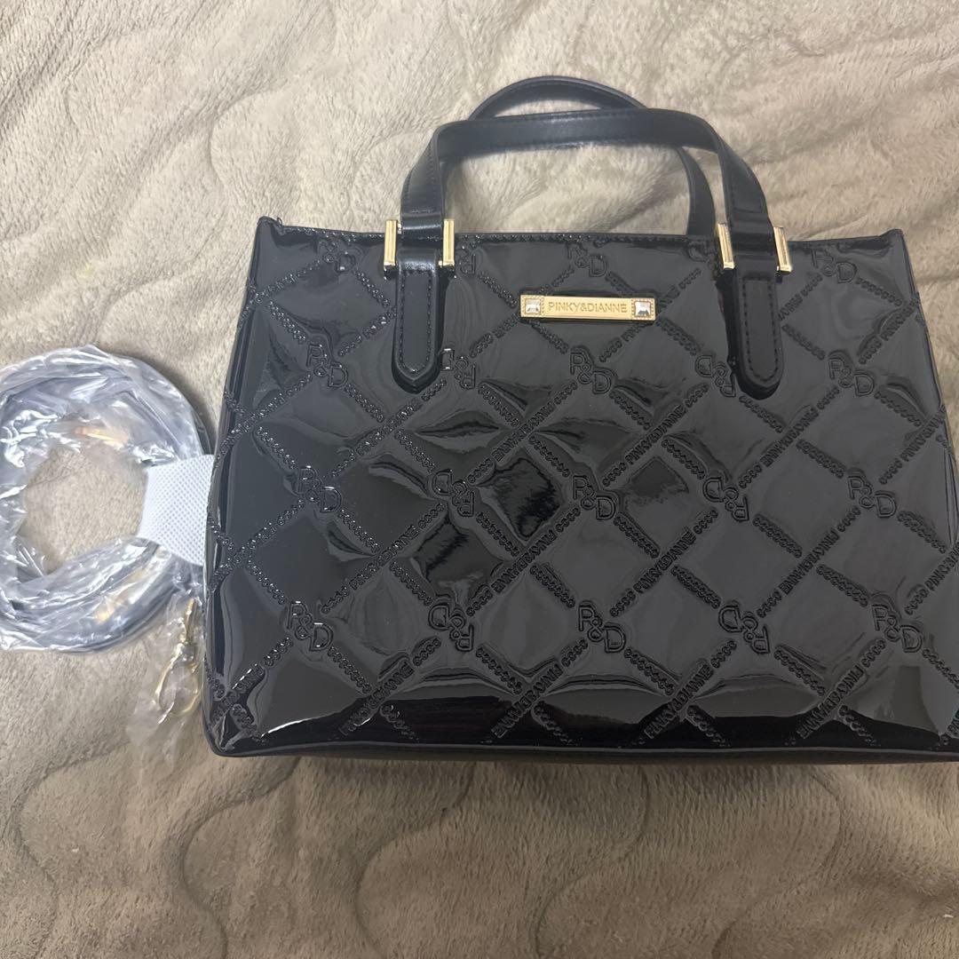 新品ピンキー＆ダイアンハンドバッグレディースコモンエナメルショルダ