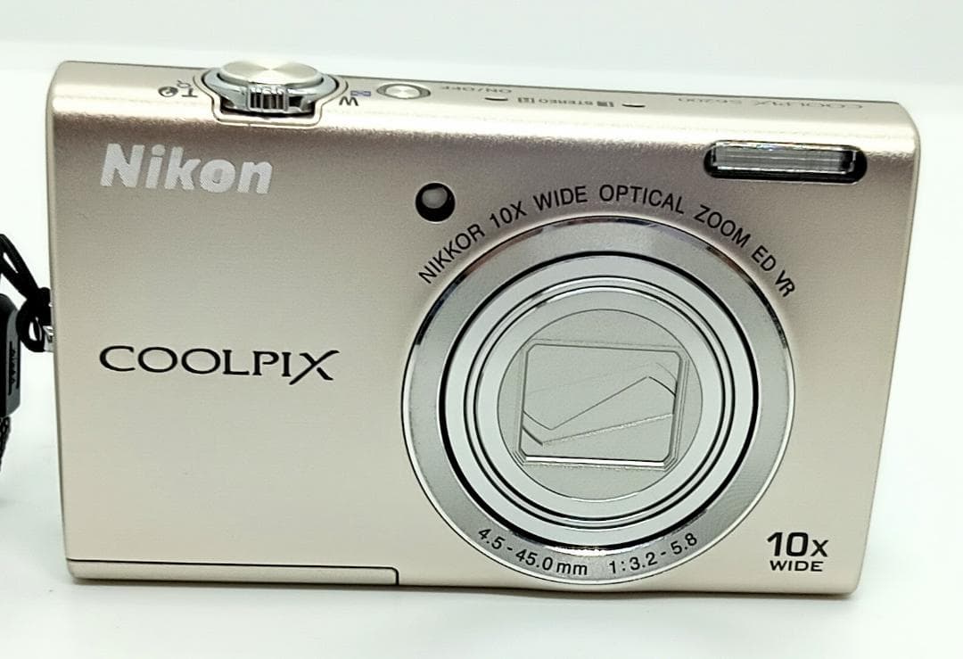 Nikon COOLPIX S6200 Silver 16.0MP 充電器付き