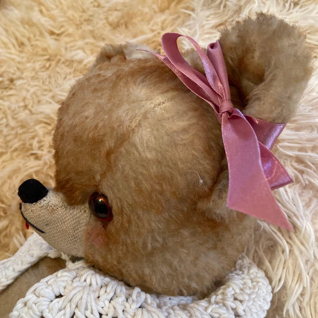 フランスアンティークベア ビンテージベア テディベア - メルカリ