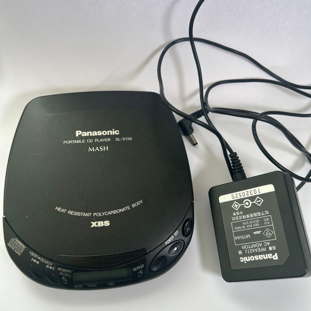 Panasonic SL-S138 ポータブルCDプレーヤー MASH 動作品 - メルカリ