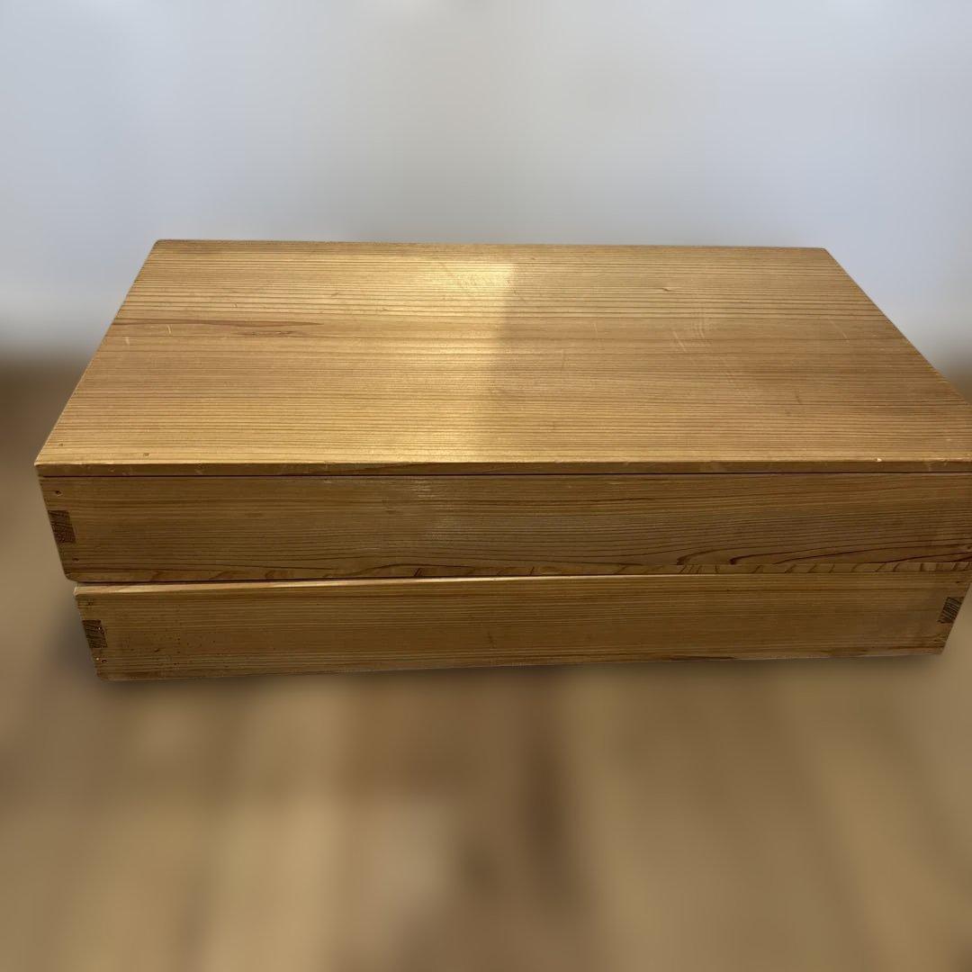 木製 もろぶた2段（大) もろぶた まつぶた 餅箱 正月準備道具 - メルカリ