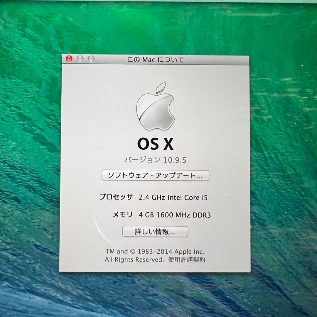 MacBook本体 MacBookPro 13.3 A1502 Core i5 2.4G 4GB