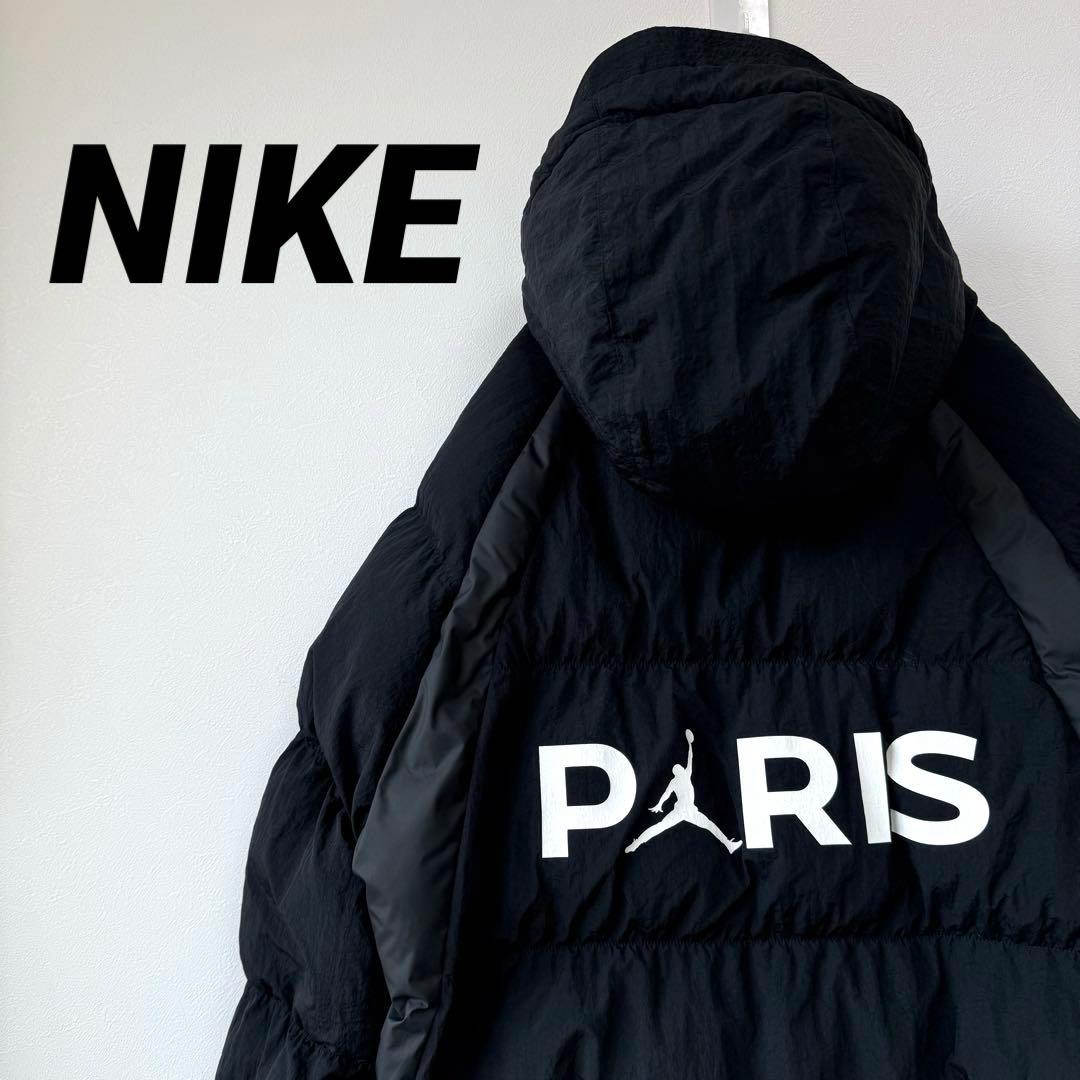 極美品✨】JORDAN×NIKE ×パリサンジェルマン ダウンジャケット 黒L