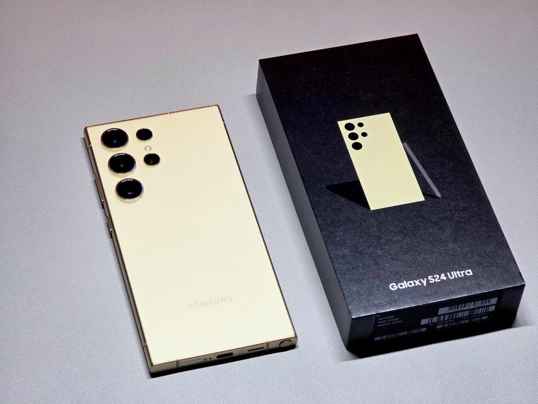 Samsung Galaxy S24 Ultra チタニウムイエロー 512GB Amazon.com: Samsung Galaxy S24 Ultra 5G, US Version, 512GB