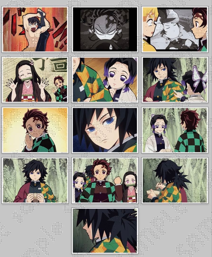 鬼滅の刃 鼓屋敷編 那田蜘蛛山編 予告場面写 ブロマイド