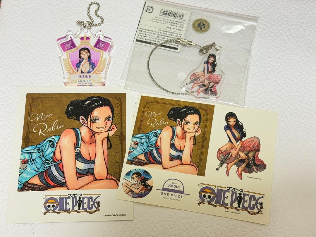 ONE PIECE ロビン アクリルキーホルダー ステッカー セット - メルカリ