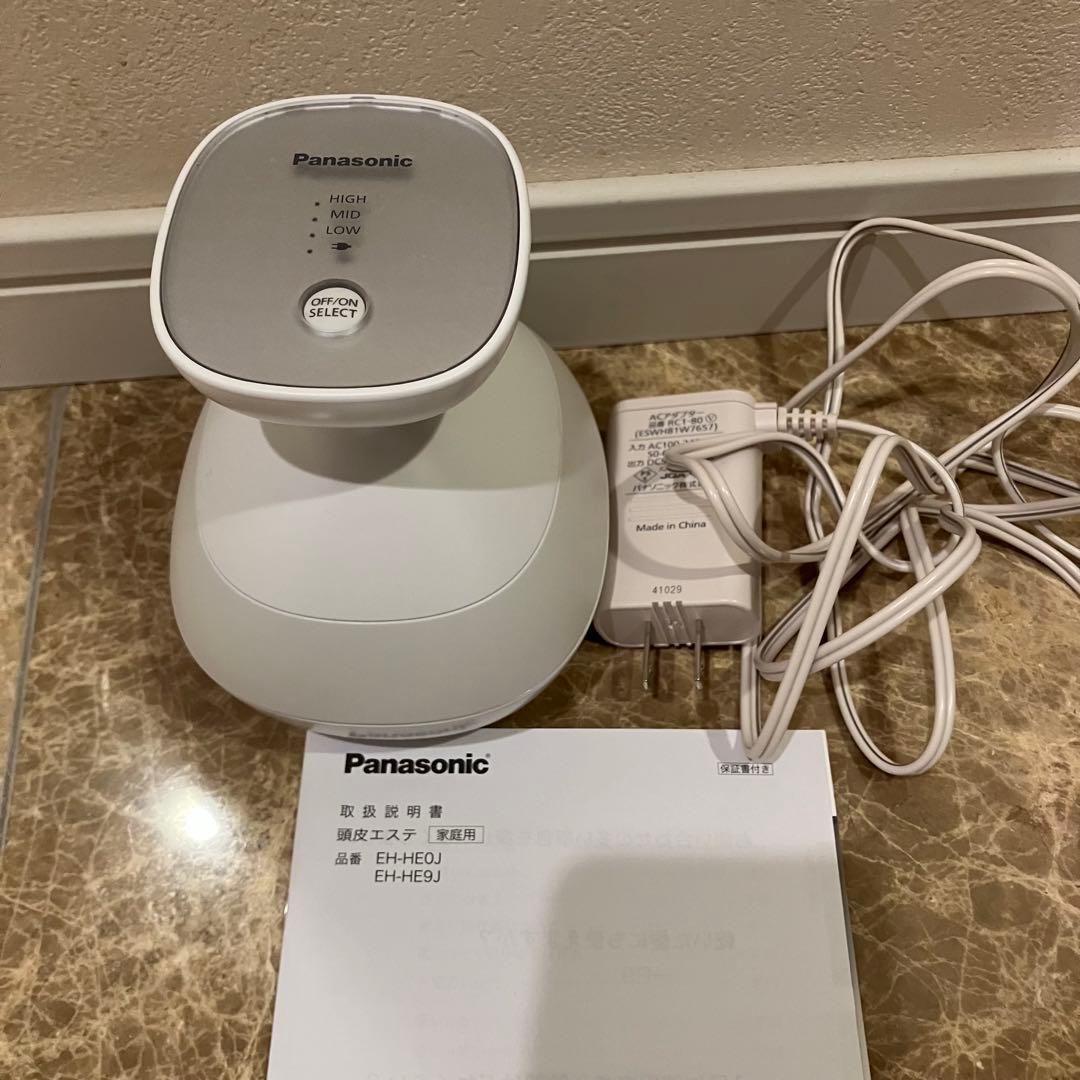 パナソニック　頭皮エステ　EH-HE9J Panasonic（パナソニック） 頭皮エステ シルバー調 EH-HE9J-S 密着もみ