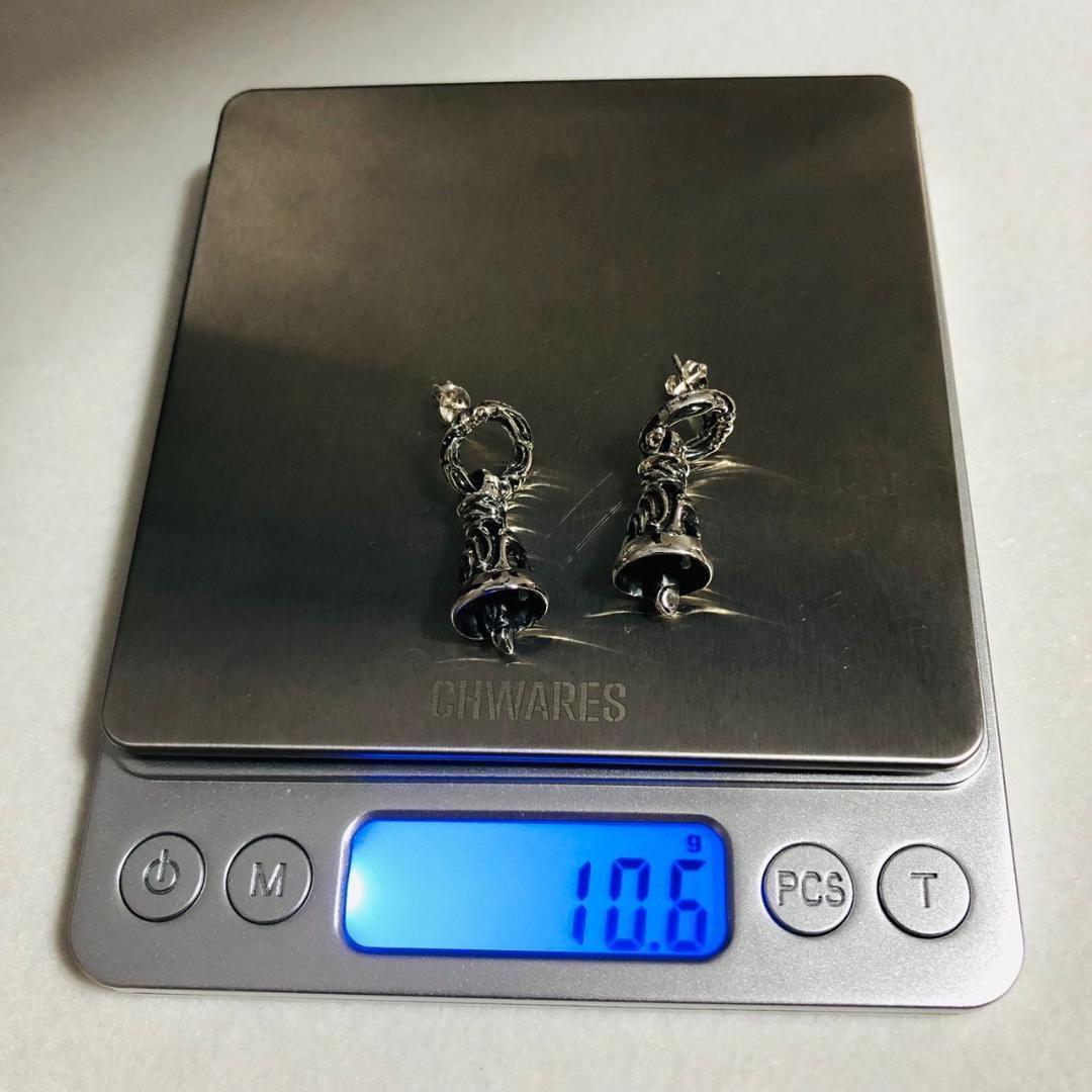 シルバー925 ピアス メンズ 鈴 鐘 ベル クロム 人気 3-24 6293 - メルカリ