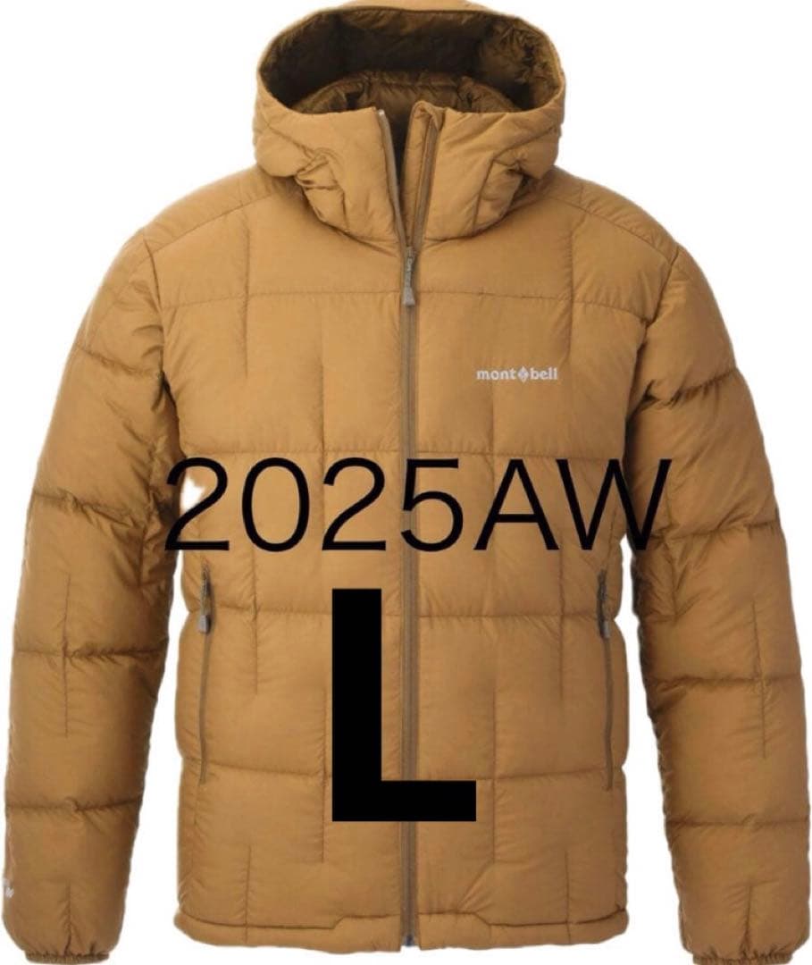 新品未使用品 モンベル ネージュダウンパーカ L ブラウン - メルカリ