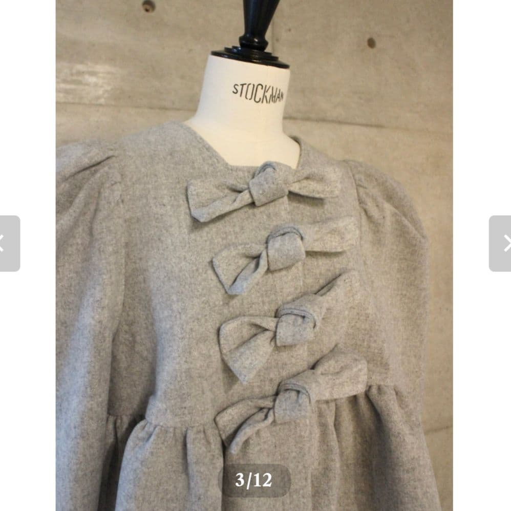 JNHearts♡ジェイエヌハーツ 未使用タグ付き リボンコート - メルカリ