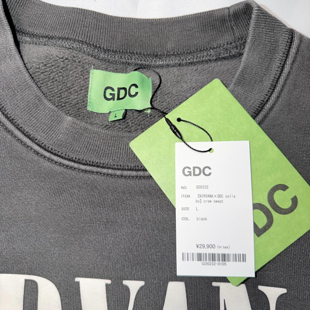 谷*成様 キムタク着 GDC × NIRVANA コラボ クルーネック スウェ - メルカリ
