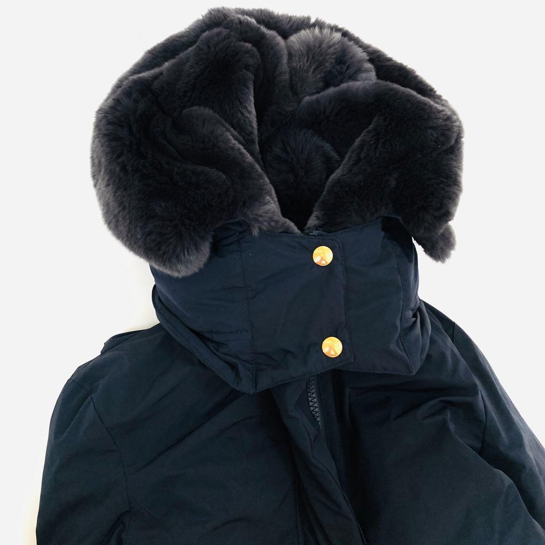 美品✨ウールリッチ ボウブリッジ ダウンコート ラビットファー