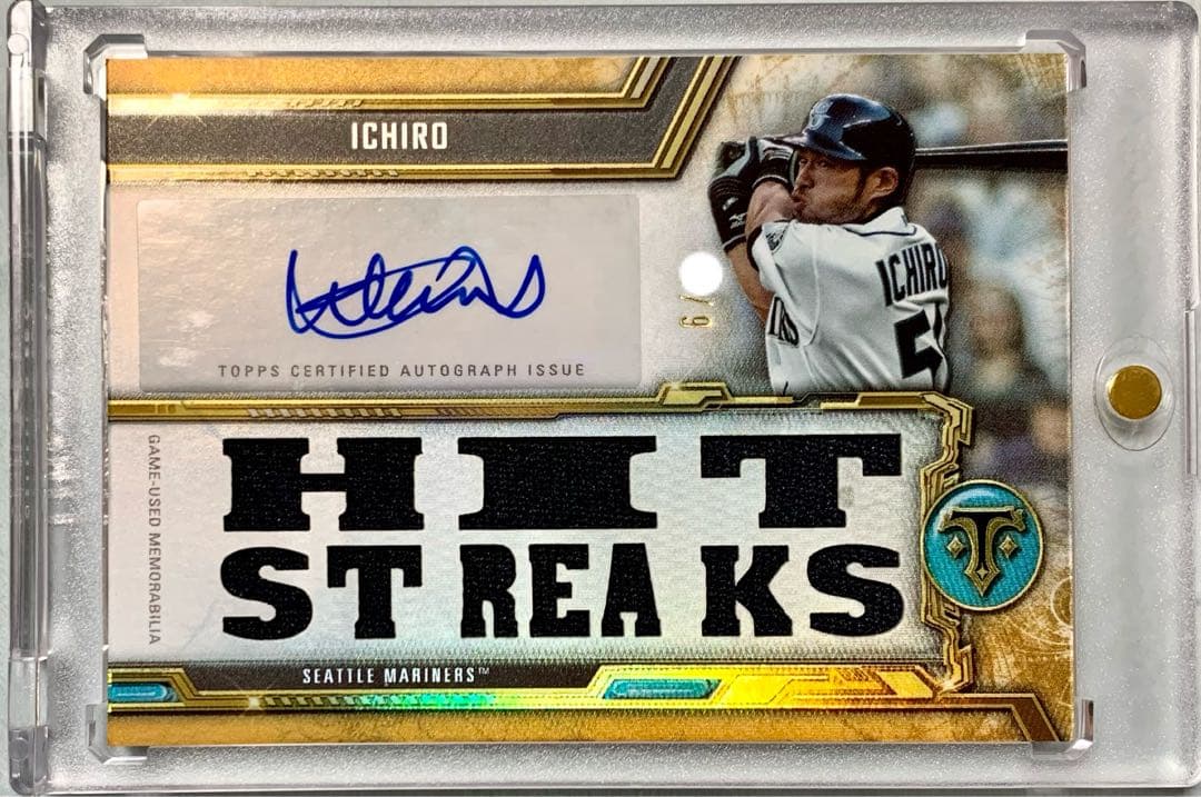イチロー Toppp Triple Threads 2020 直筆サインカード Randy Johnson Ken Griffey Jr Ichiro 2021 Topps Triple Threads