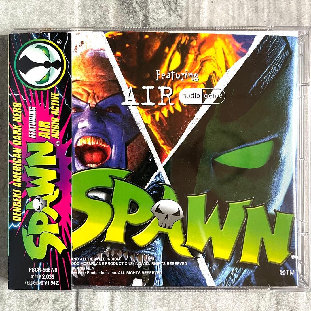 SPAWN スポーン 2枚組限定CD 帯付 ポスター型ジャケット AIR ダブ