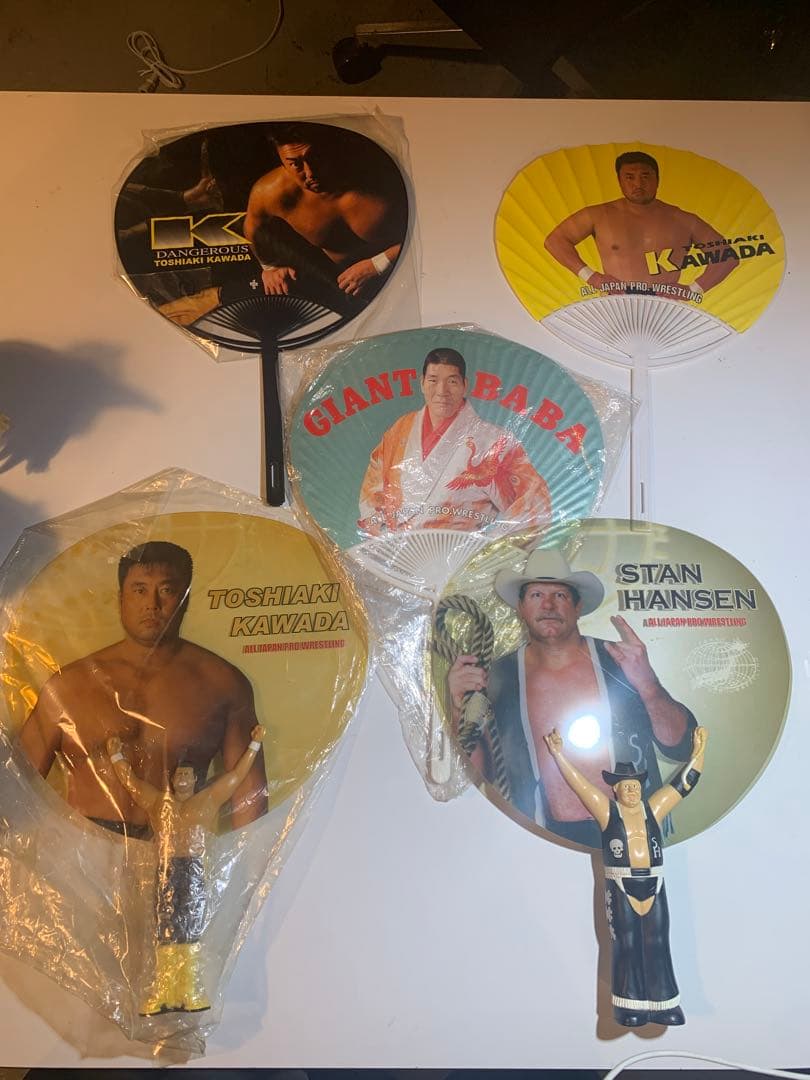 スタン・ハンセン　川田利明　うちわ　5点 スタン・ハンセン 川田利明 うちわ 5点格闘技/プロレスの中古フリマ