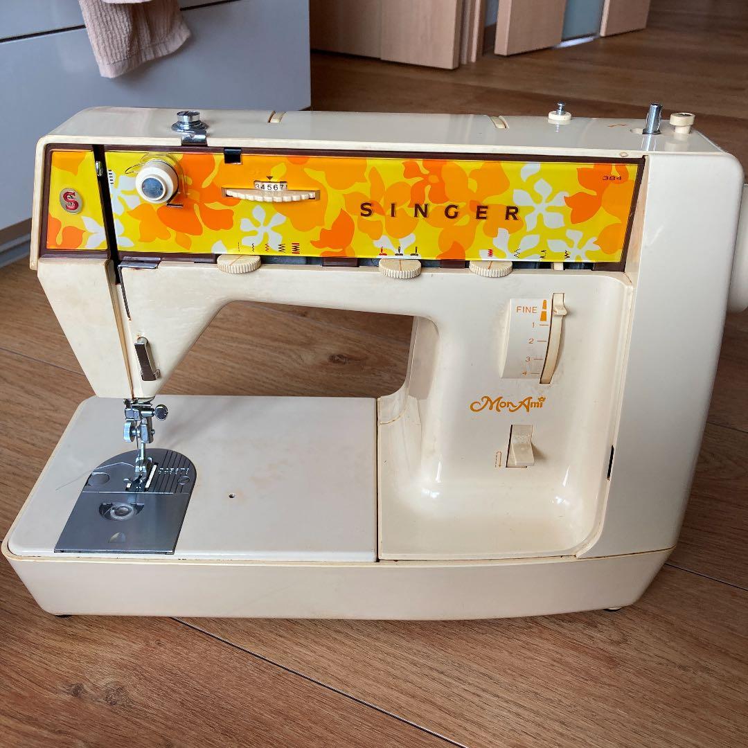シンガー・ミシン SEWING MACINE monami 384型 - メルカリ