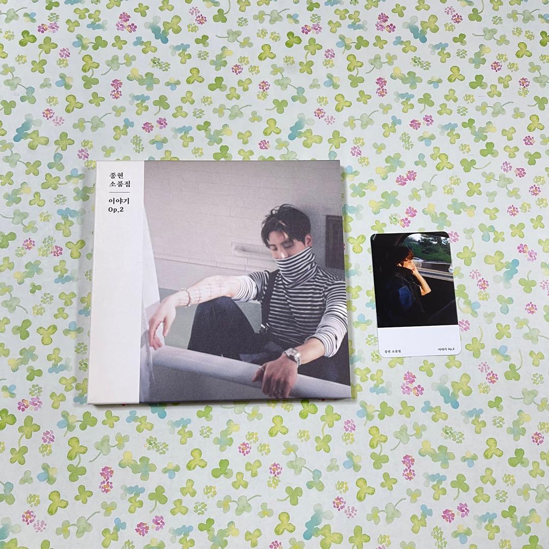 SHINee ジョンヒョン　Story Op.2 CD PHOTO 小品集 SHINee JONGHYUN Story Op.2 Photo ver. Korean Album CD + Booklet +