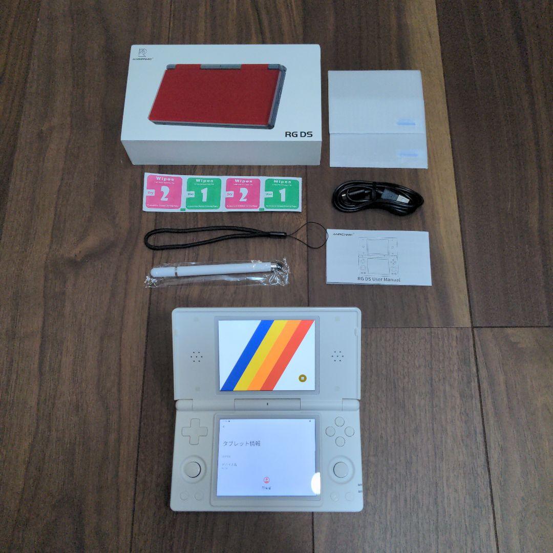 【美品】　ANBERNIC　RG DS　ポーラーホワイト RGDS-6-1102_5703f919-68bc-48fc