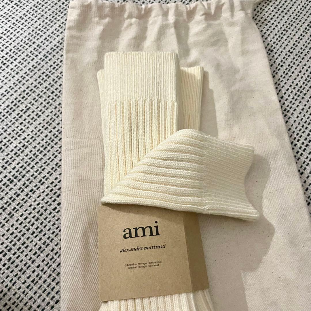 新品未使用 正規品 アミパリス 3足セット ソックス 白 - メルカリ