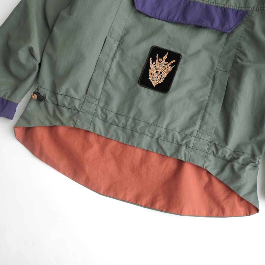 twist USA製 ナイロンアノラックパーカー オリーブ L - メルカリ