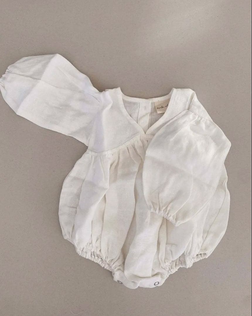 marlow and mae ジアロンパース ホワイト 1y marlow and mae ジアロンパース ホワイト 1y - ロンパース