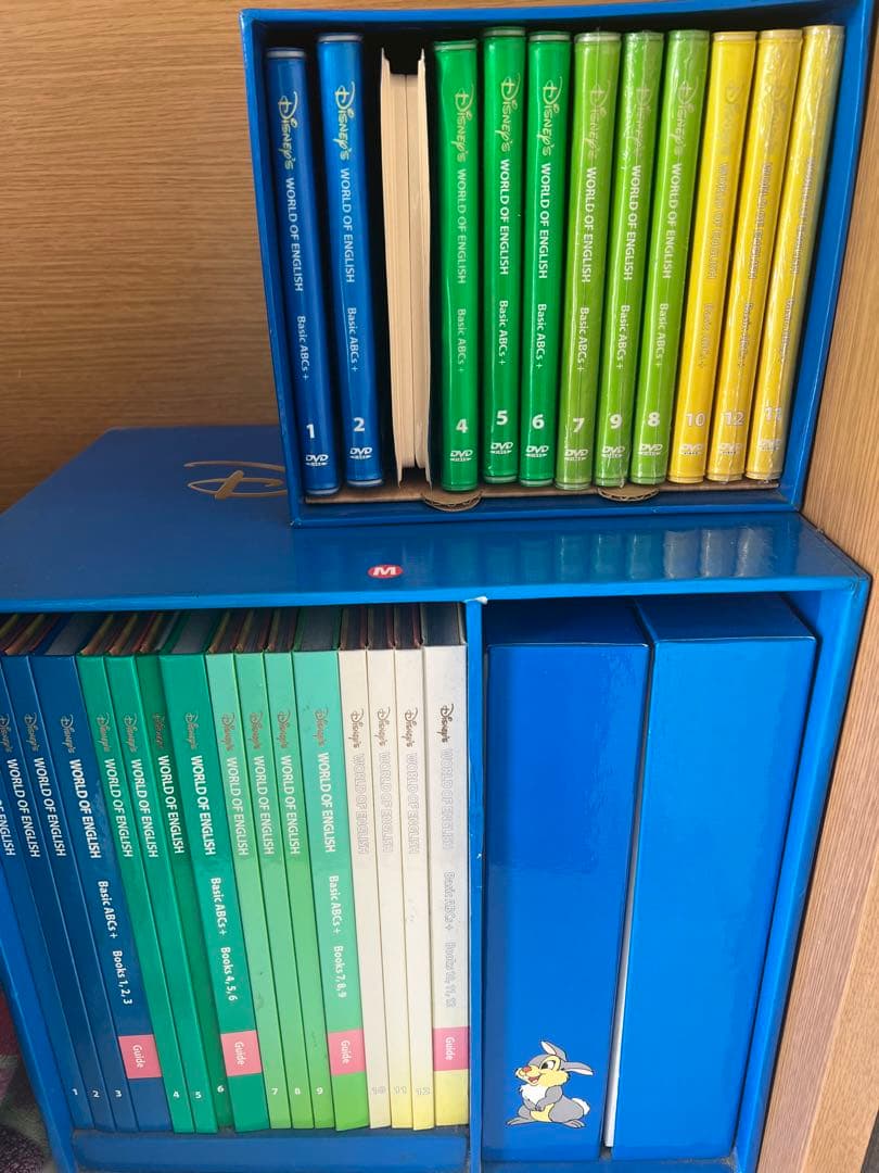 DWEディズニー英語システム シングアロングセット 本、CD，DVD