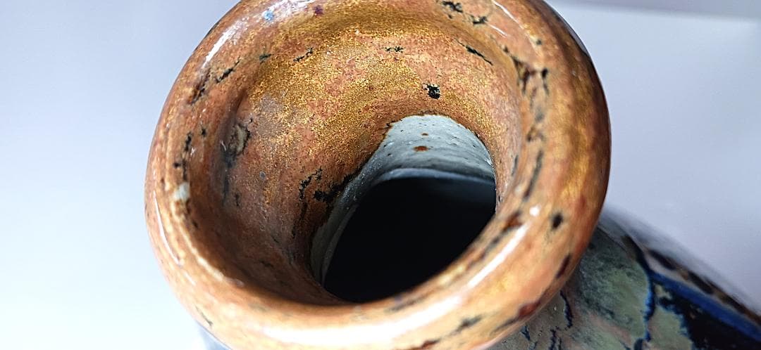 トナラ焼 フォークアート 民族 花瓶 フラワーベース メキシコ